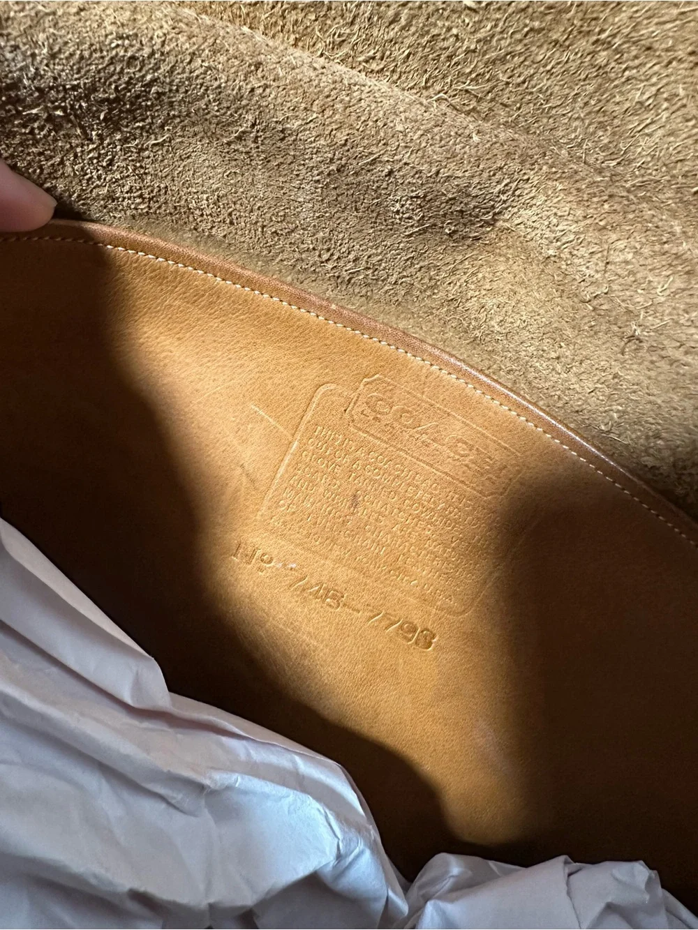 Vintage coach large saddle in saddle 9210